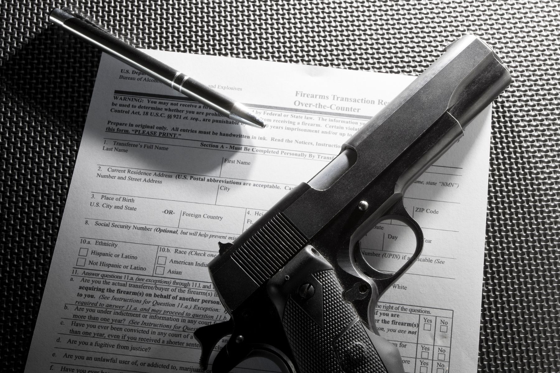 Gun shop recordkeeping